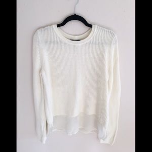 Banana Republic Layered Cream Sweater